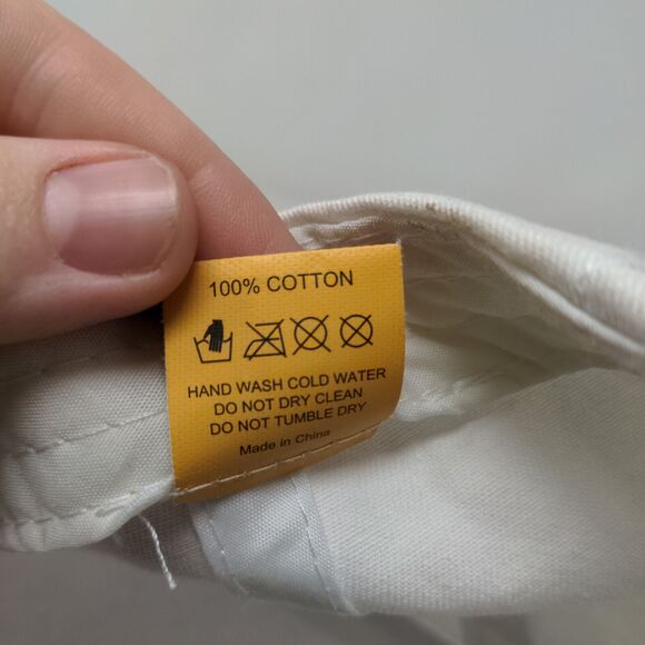 Lucky 7 USA Men's Strapback Hat White Adjustable Ocean City New Jersey - Picture 13 of 13